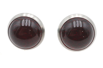 License Plate Frame Reflectors Red Glass