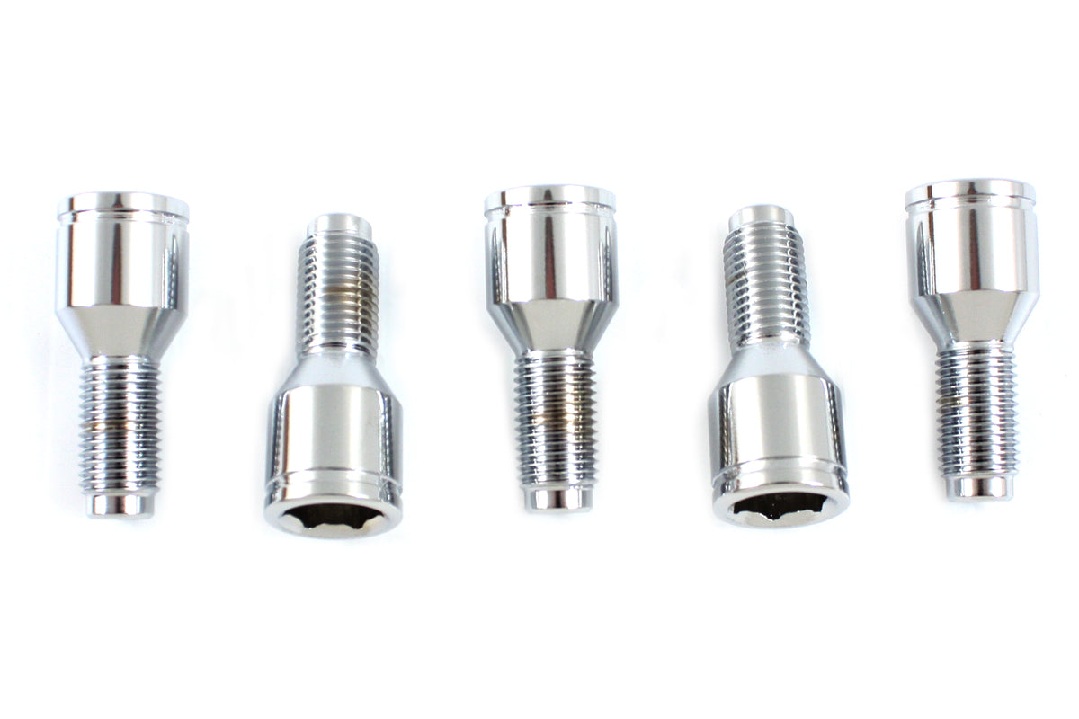 Brake Drum Lug Bolt Set Chrome