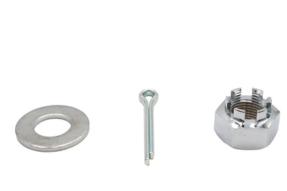 Chrome Axle Nut Kit Castle Style 5/8 - 18 UNF