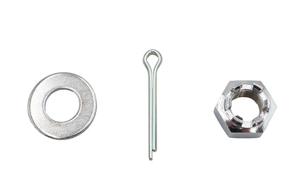 Chrome Axle Nut Kit Castle Style 5/8 - 18 UNF