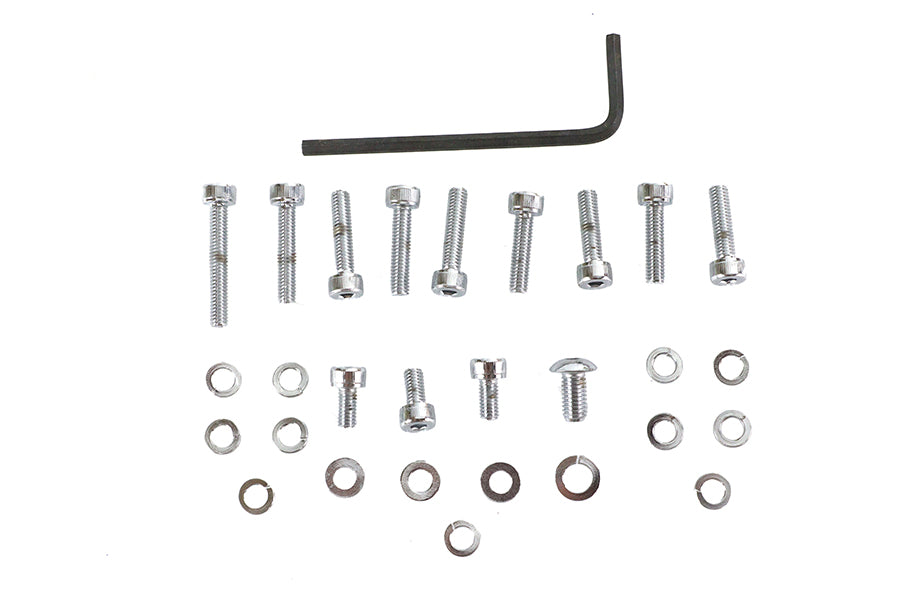 Keihin Carburetor CV Screw Kit Chrome