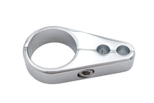 Dual Throttle Cable Clamp Chrome