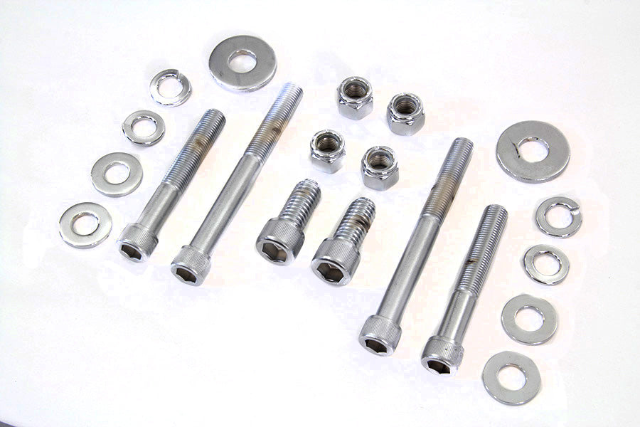 Chrome Engine Case Allen Bolt Kit