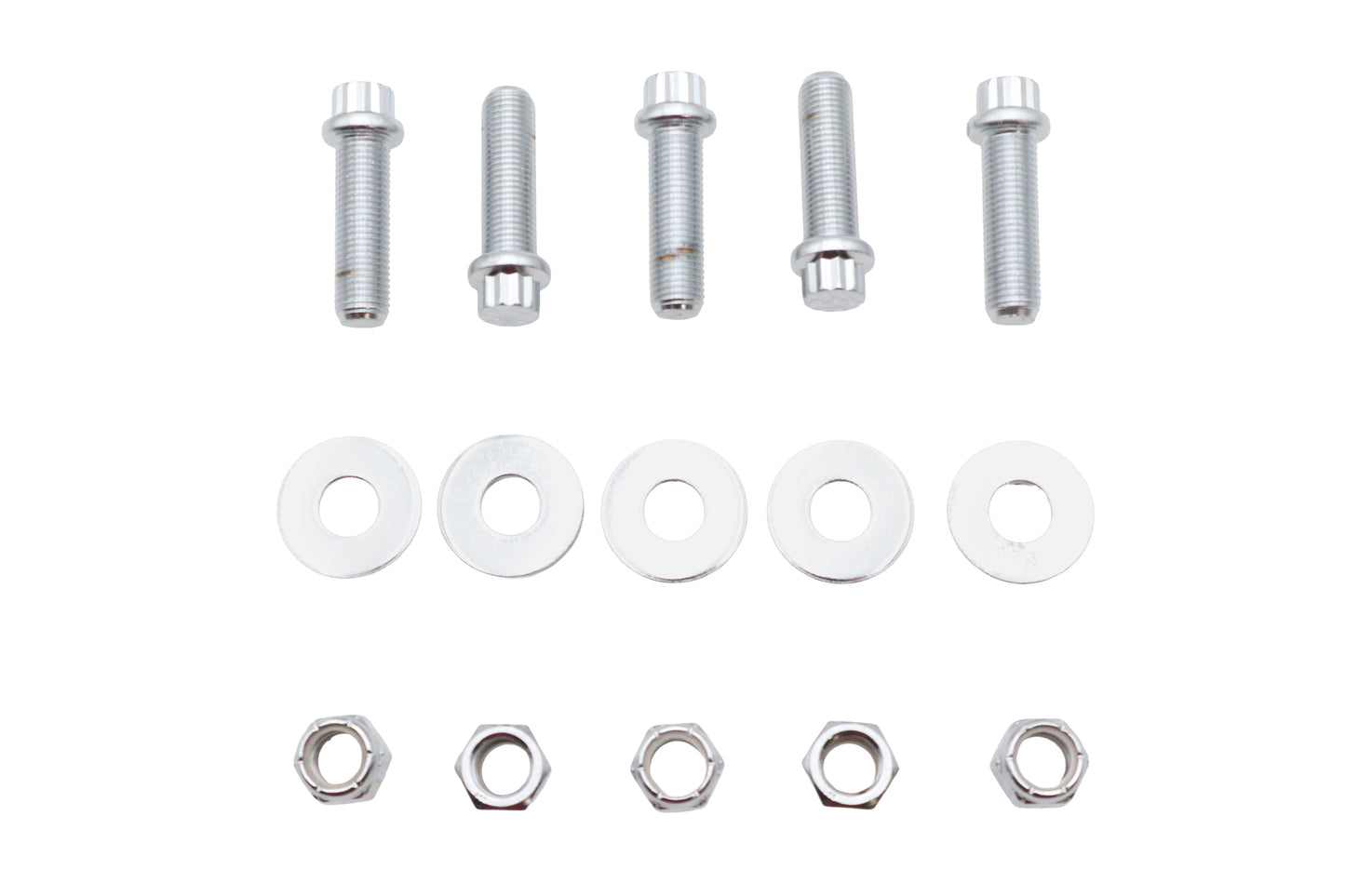 Pulley Bolt Kit Chrome
