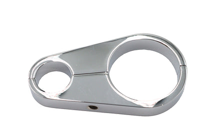 Chrome Oil Line to Frame Clamp