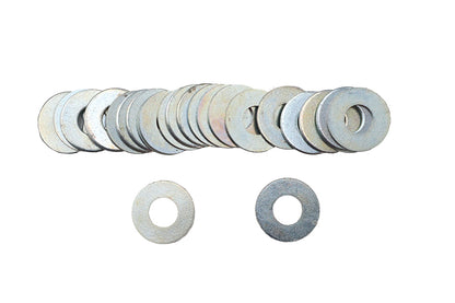 Zinc Flat Washer 1/4 Inner Diameter