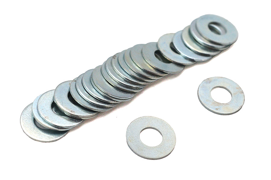 Zinc Flat Washer 1/4 Inner Diameter