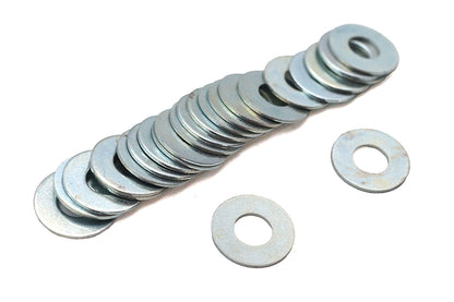 Zinc Flat Washer 1/4 Inner Diameter