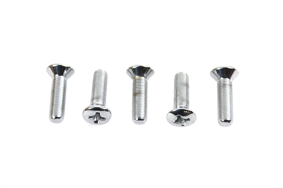 3/8-24 x 1-1/4" Countersunk Screw Chrome