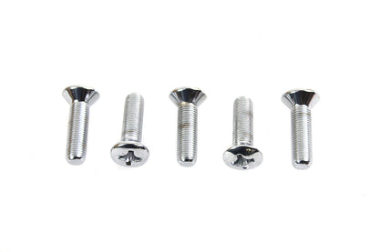 3/8-24 x 1-1/4" Countersunk Screw Chrome