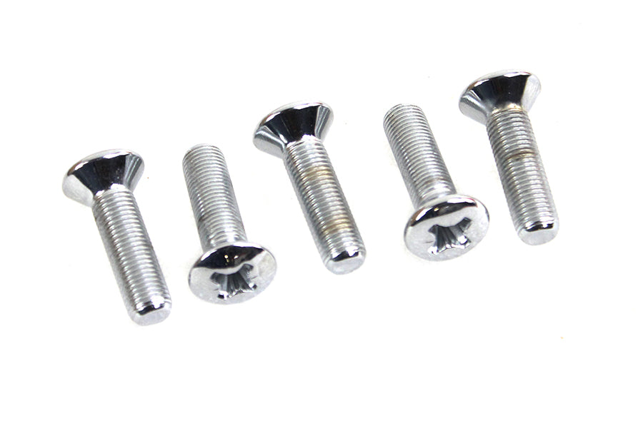 3/8-24 x 1-1/4" Countersunk Screw Chrome
