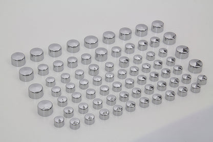 Wyatt Gatling Chrome Bolt Cap 75 Piece Cover Kit