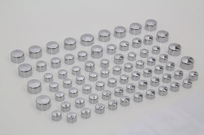 Wyatt Gatling Chrome Bolt Cap 75 Piece Cover Kit