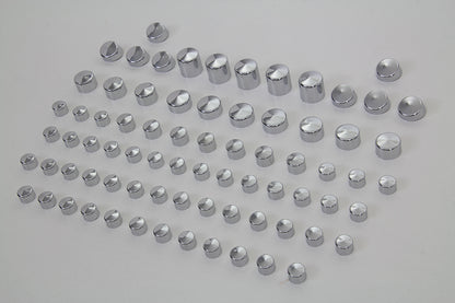 Wyatt Gatling Chrome Bolt Cap 76 Piece Cover Kit