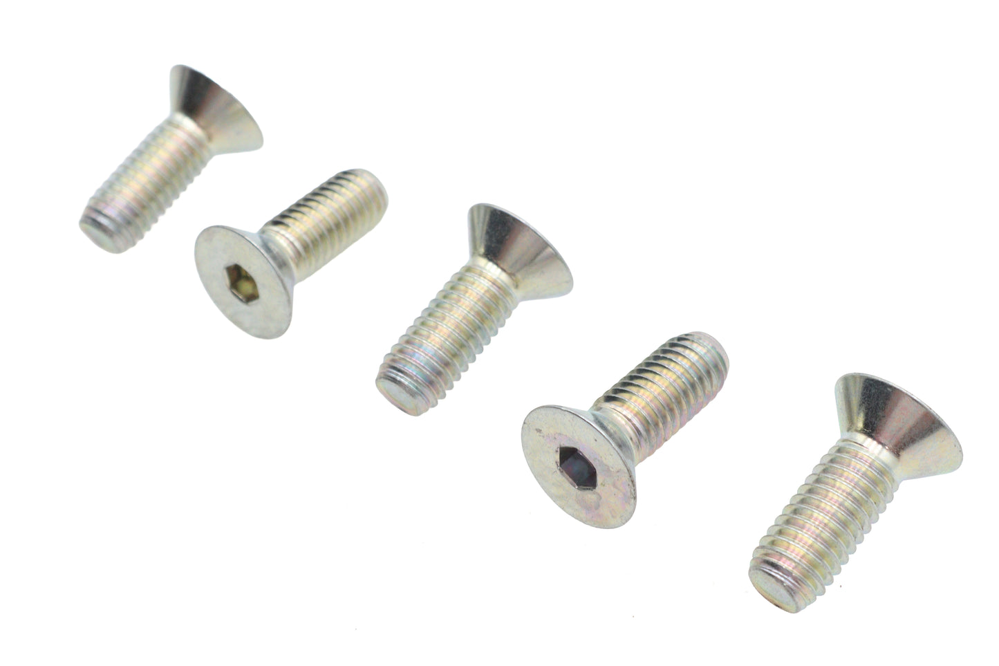Cast Wheel Front and Rear Disc Screw and Nut Kit Zinc
