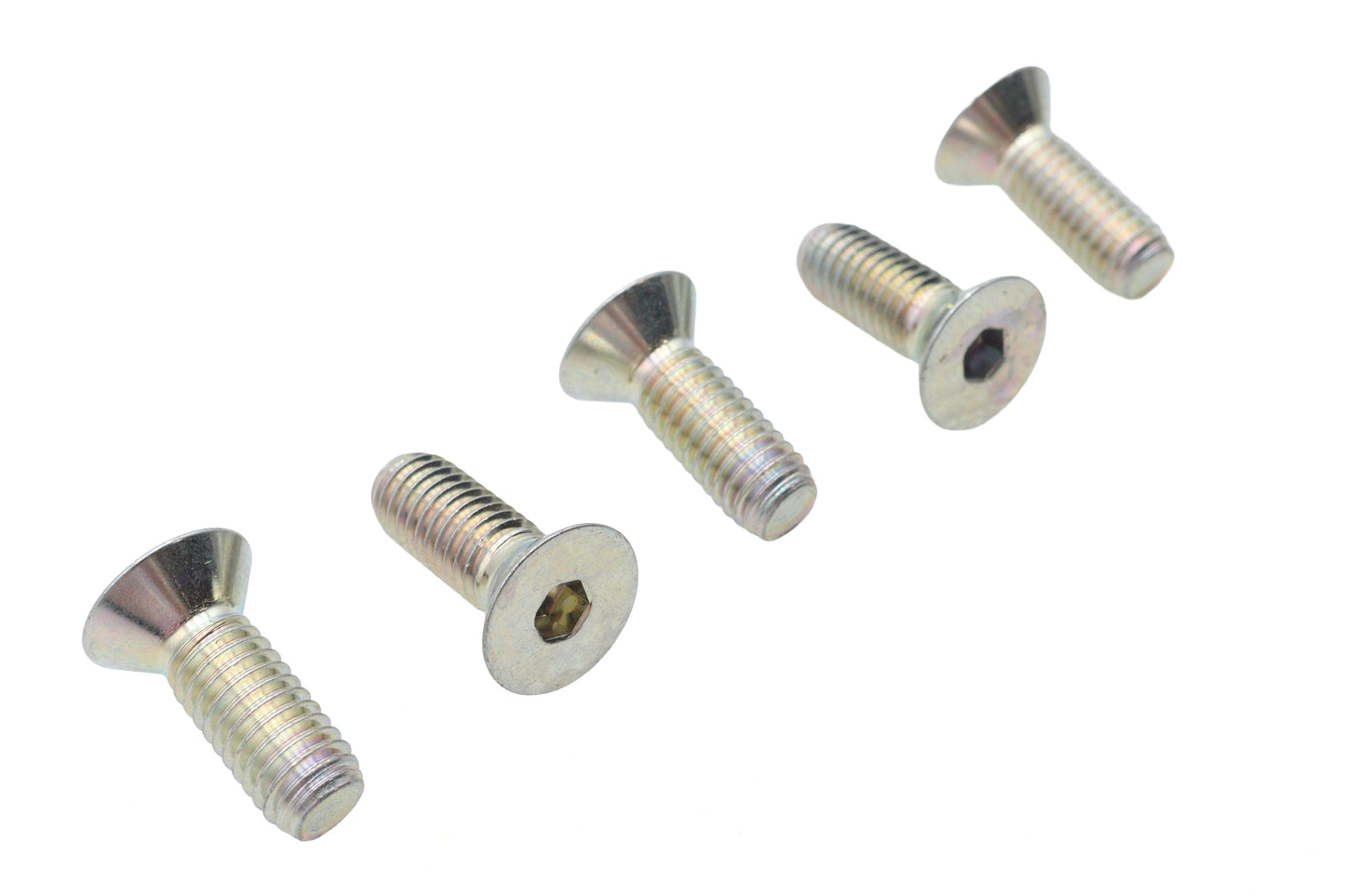 Cast Wheel Front and Rear Disc Screw and Nut Kit Zinc