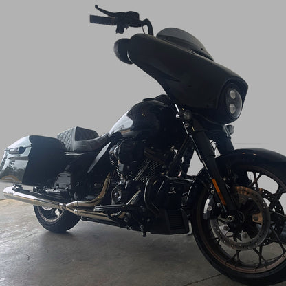 Full Length Harley Bagger 2.25" Slip On Muffler