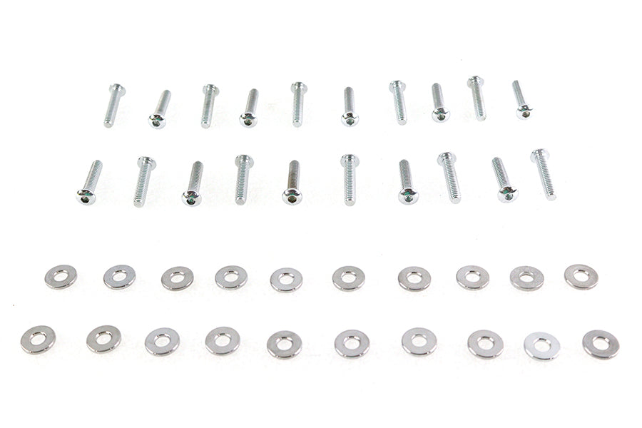M8 Rocker Box Cover Allen Screw Kit Chrome