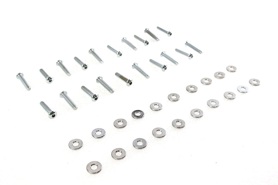 M8 Rocker Box Cover Allen Screw Kit Chrome