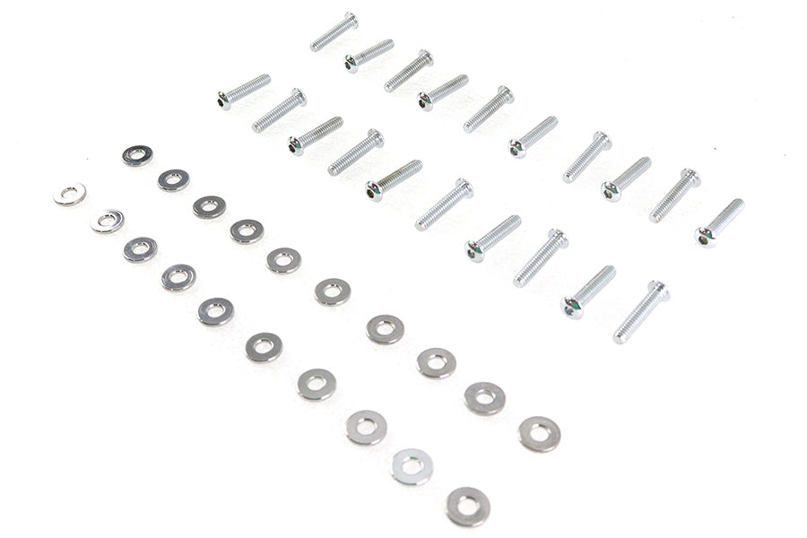 M8 Rocker Box Cover Allen Screw Kit Chrome