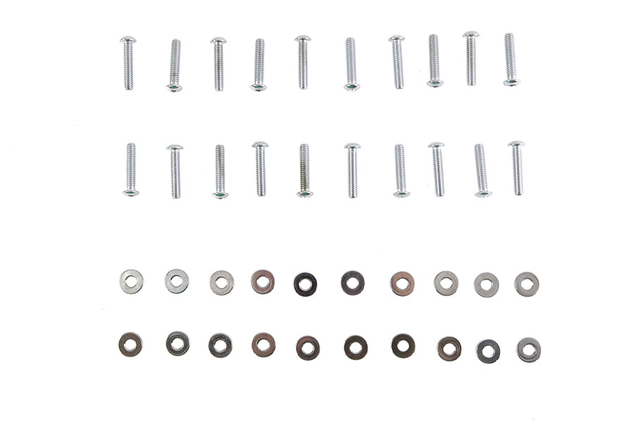 M8 Rocker Box Cover Allen Screw Kit Chrome