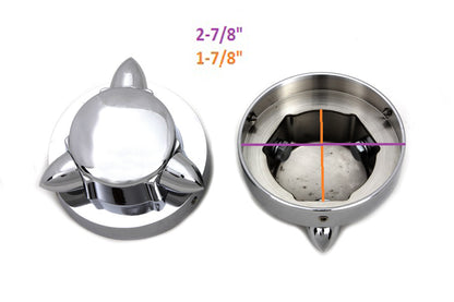 Krommet Gas Cap Cover Set
