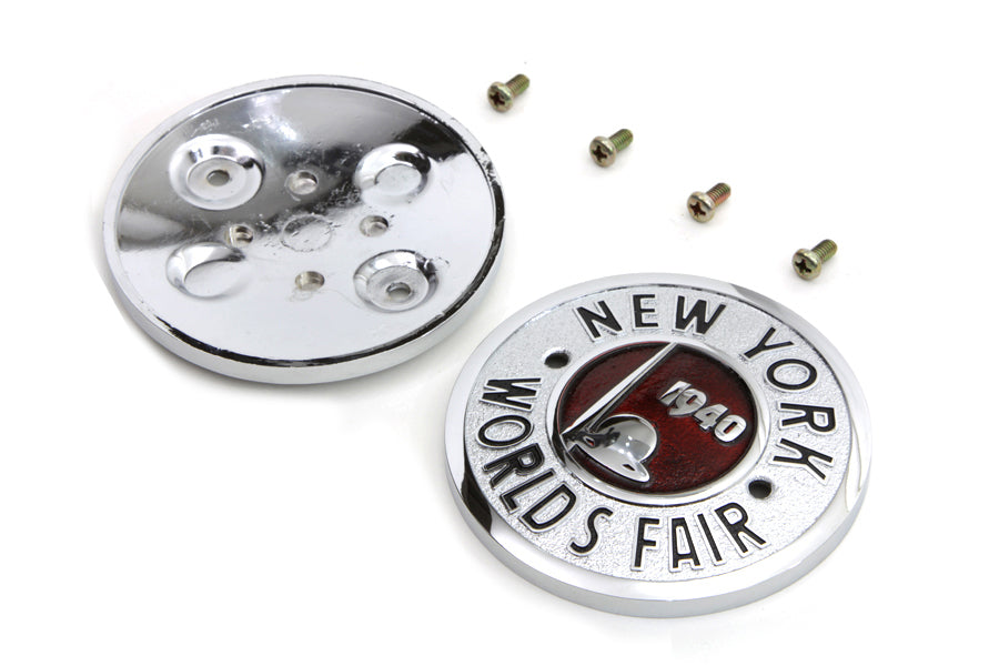 1940 World's Fair Round Tank Emblem Set