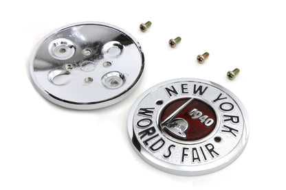 1940 World's Fair Round Tank Emblem Set