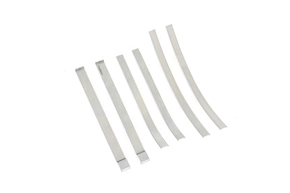 Emblem/Trim Mount Strip Set Raw Steel