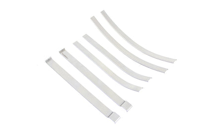 Emblem/Trim Mount Strip Set Raw Steel
