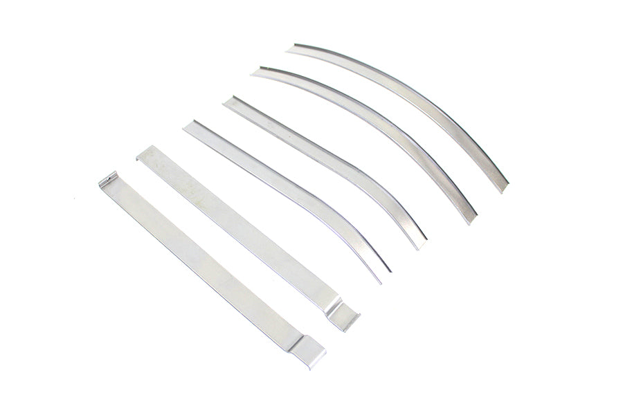Emblem/Trim Mount Strip Set Raw Steel