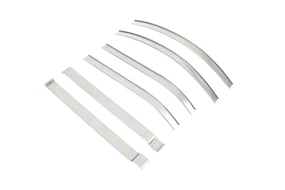 Emblem/Trim Mount Strip Set Raw Steel