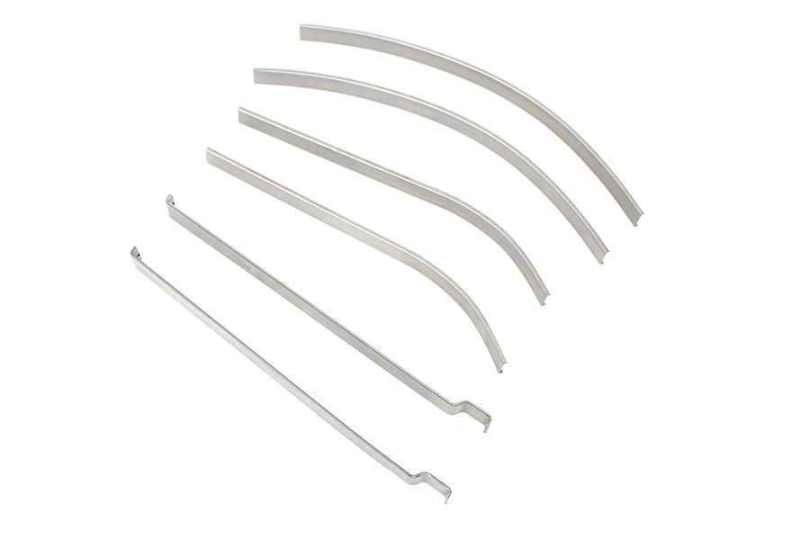 Emblem/Trim Mount Strip Set Raw Steel