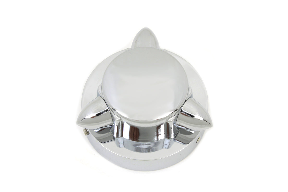Krommet Style Gas Cap Cover Chrome