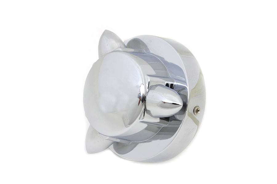 Krommet Style Gas Cap Cover Chrome