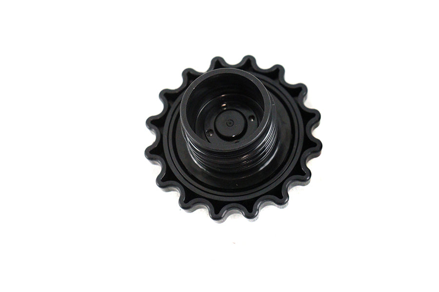 Sprocket Gas Cap Vented Black