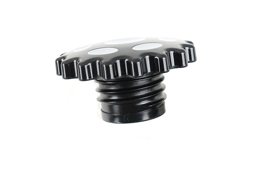 Sprocket Gas Cap Vented Black