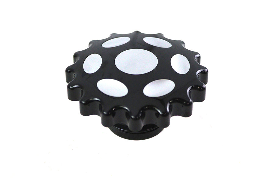 Sprocket Gas Cap Vented Black