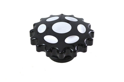 Sprocket Gas Cap Vented Black