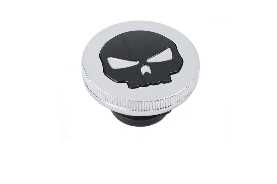 Chrome Skull Style Vented Gas Cap