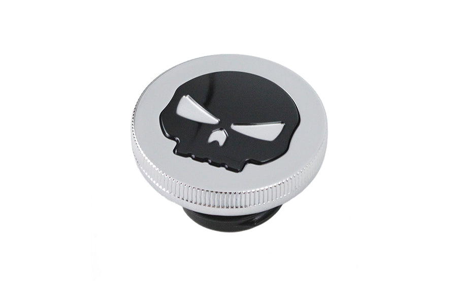 Chrome Skull Style Vented Gas Cap