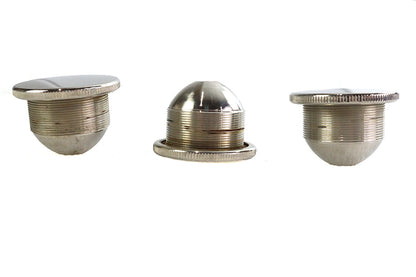 JD Gas Cap Set Vented Nickel Plated