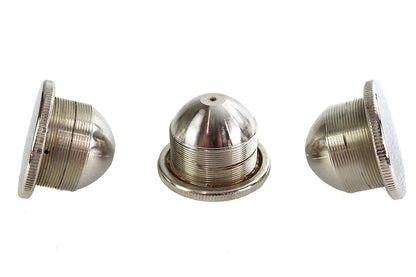 JD Gas Cap Set Vented Nickel Plated