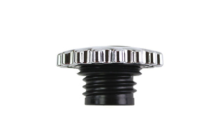 Sprocket Gas Cap Vented Chrome