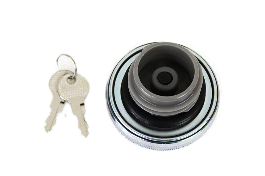 Keyed Gas Cap Vented Chrome