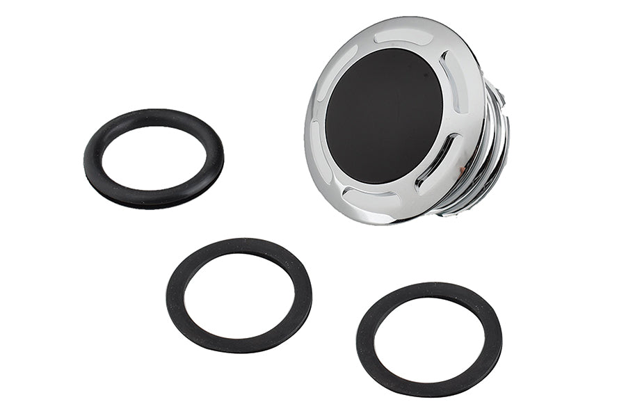 Slot Pop Up Vented Gas Cap Chrome