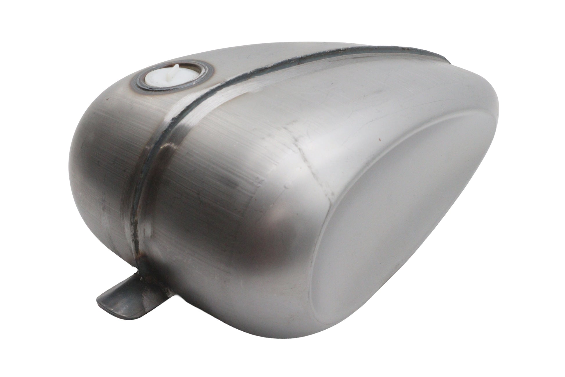 Laredo 3.1 Gallon Ribbed Dished Gas Tank Raw