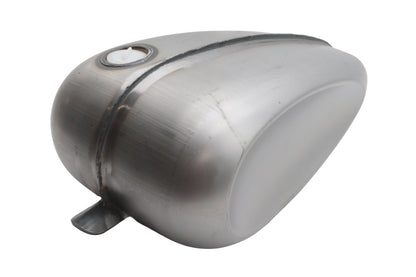 Laredo 3.1 Gallon Ribbed Dished Gas Tank Raw