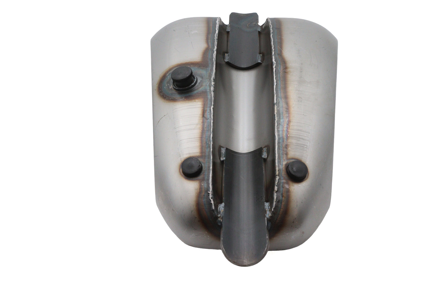 Laredo 3.1 Gallon Ribbed Dished Gas Tank Raw