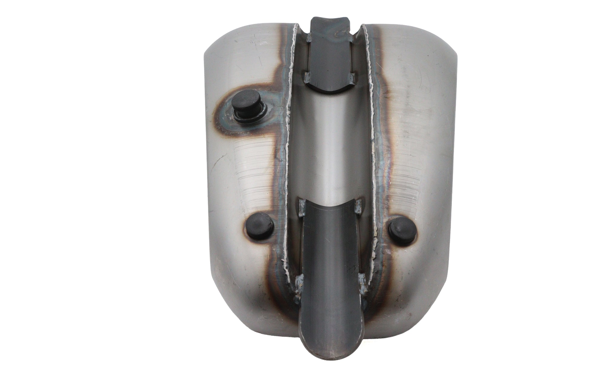 Laredo 3.1 Gallon Ribbed Dished Gas Tank Raw